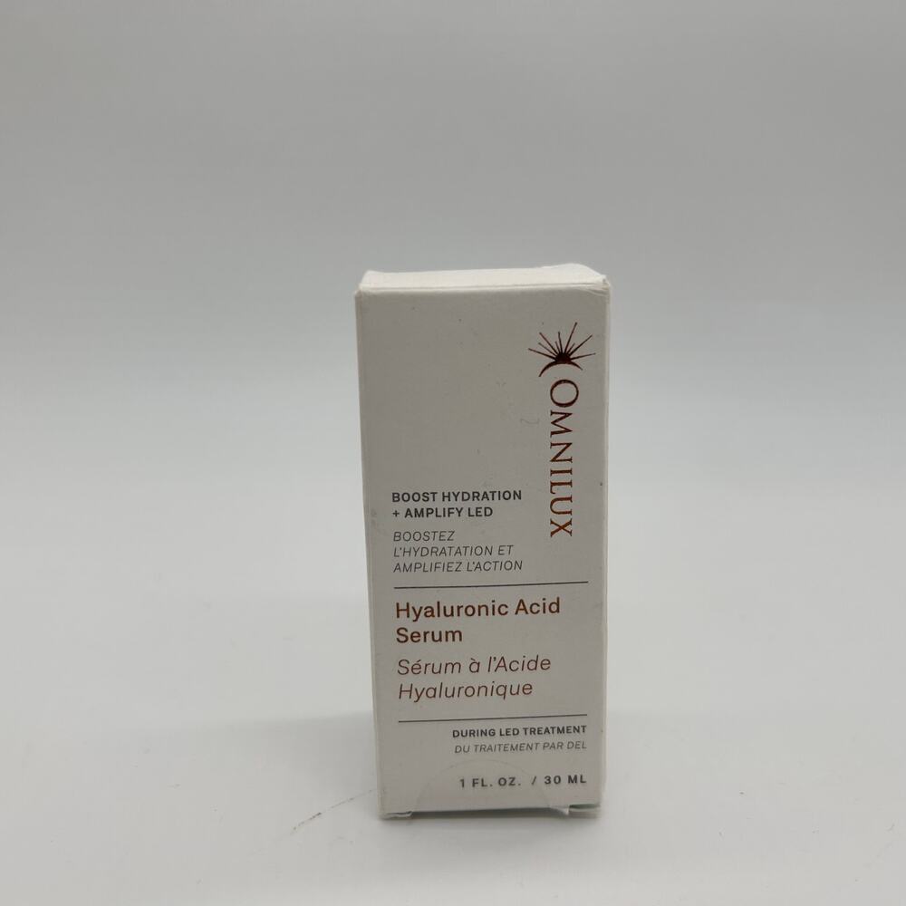NWT Omnilux Hyaluronic Acid Serum for Anti-Aging Skincare 1 fl oz 30 ml size New